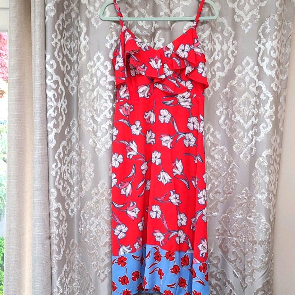 Roz & Ali Floral Off the Shoulder Midi Dress